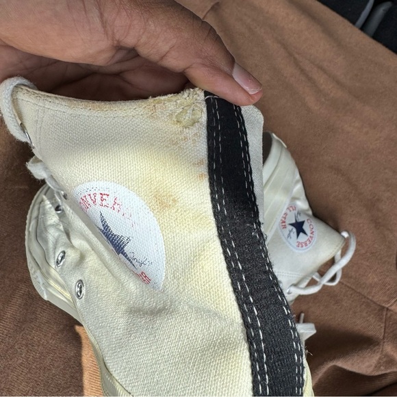 CONVERSE x PLAY Comme des Garçons Chuck 70 Limited Edition - unisex Male 7 Wom 9 - Picture 4 of 10